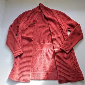 L.L. Bean Donegal Organic Sweater, Open Cardigan